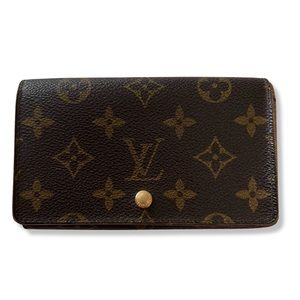 LOUIS VUITTON Monogram Coated Canvas Trésor Wallet